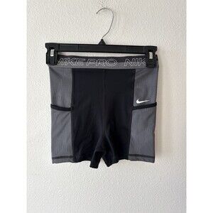 Women's Nike Pro Training DX0059 Tight Fit High Rise Length 3" Shorts XS